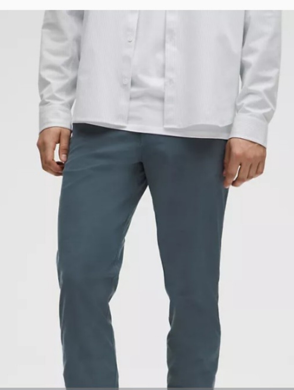 NWT Lululemon ABC Slim Fit Activewear Trousers - Light Blue Size 32 Length 30